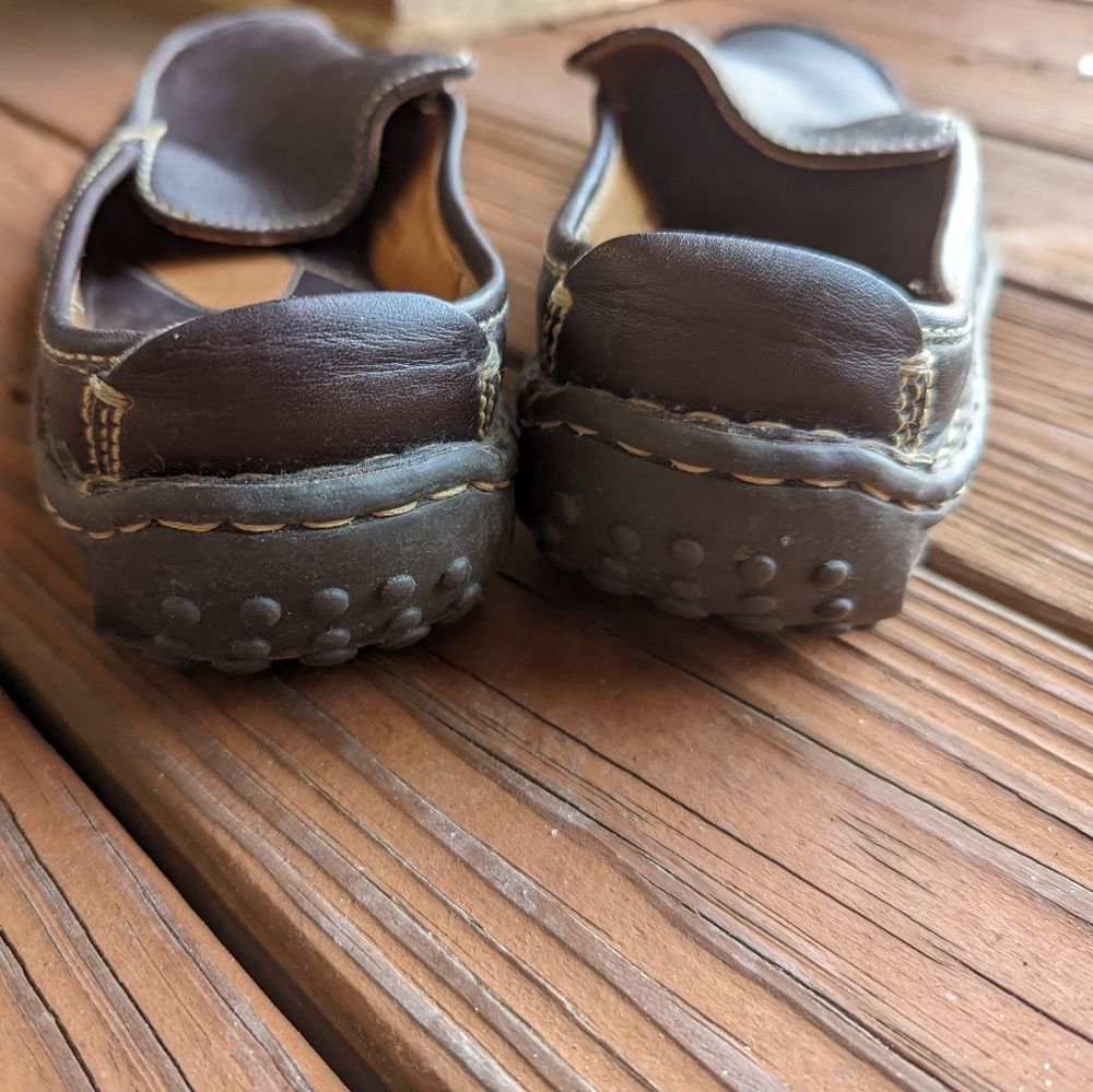 Gorgeous Born Brown Leather Mules Size 9/40.5 - Picture 13 of 13